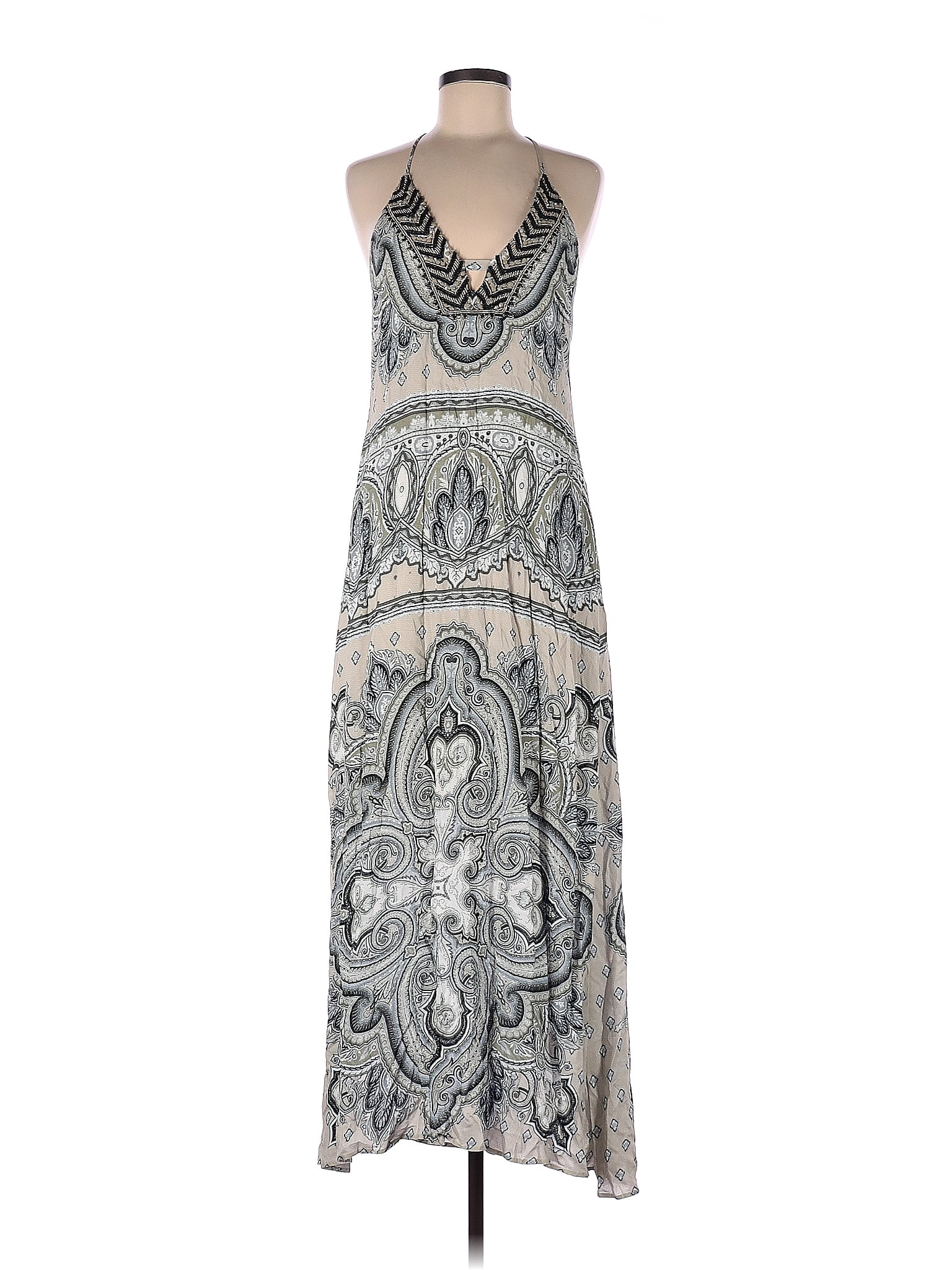 Hale Bob Multi Color Gray Casual Dress Size M - 58% off | thredUP