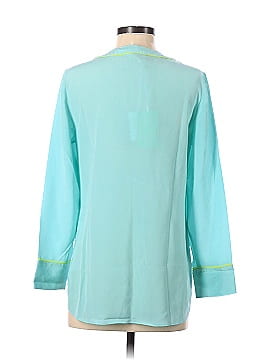 Sail to Sable Long Sleeve Silk Top (view 2)