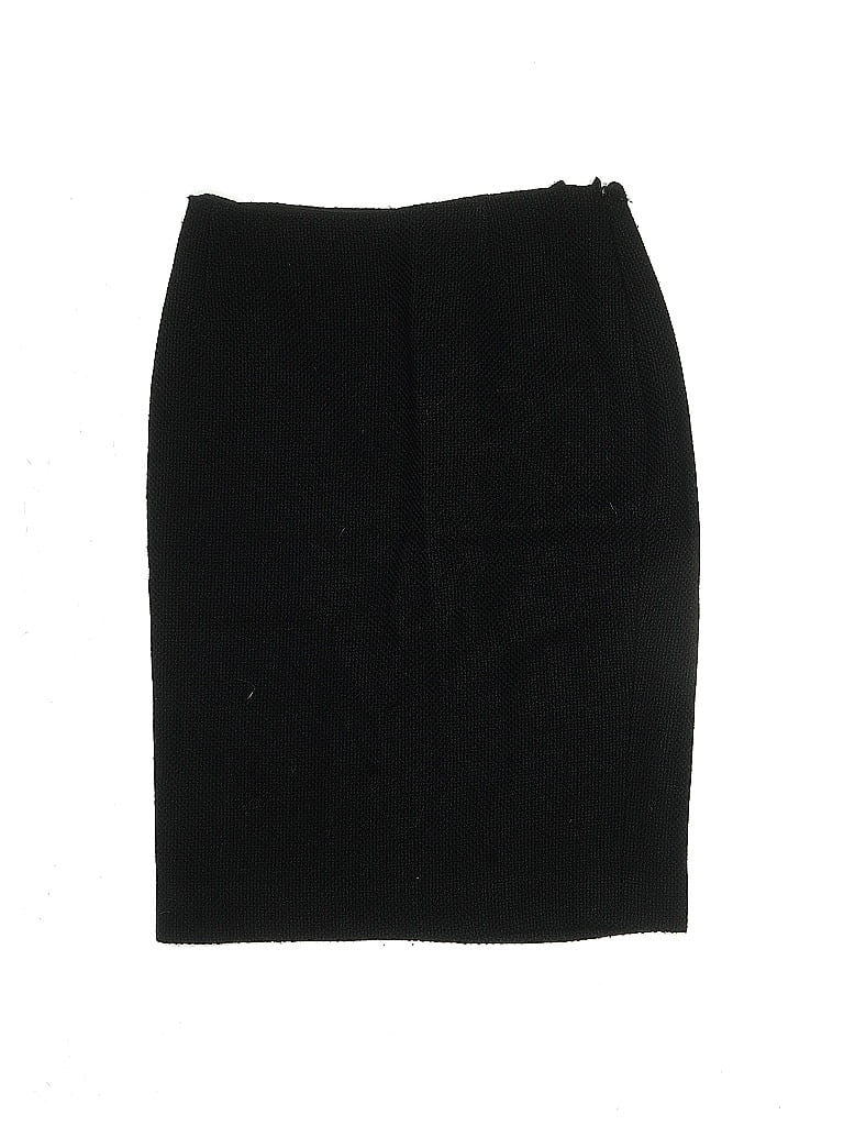 Escada 100% Wool Solid Black Wool Skirt Size 38 (EU) - photo 1