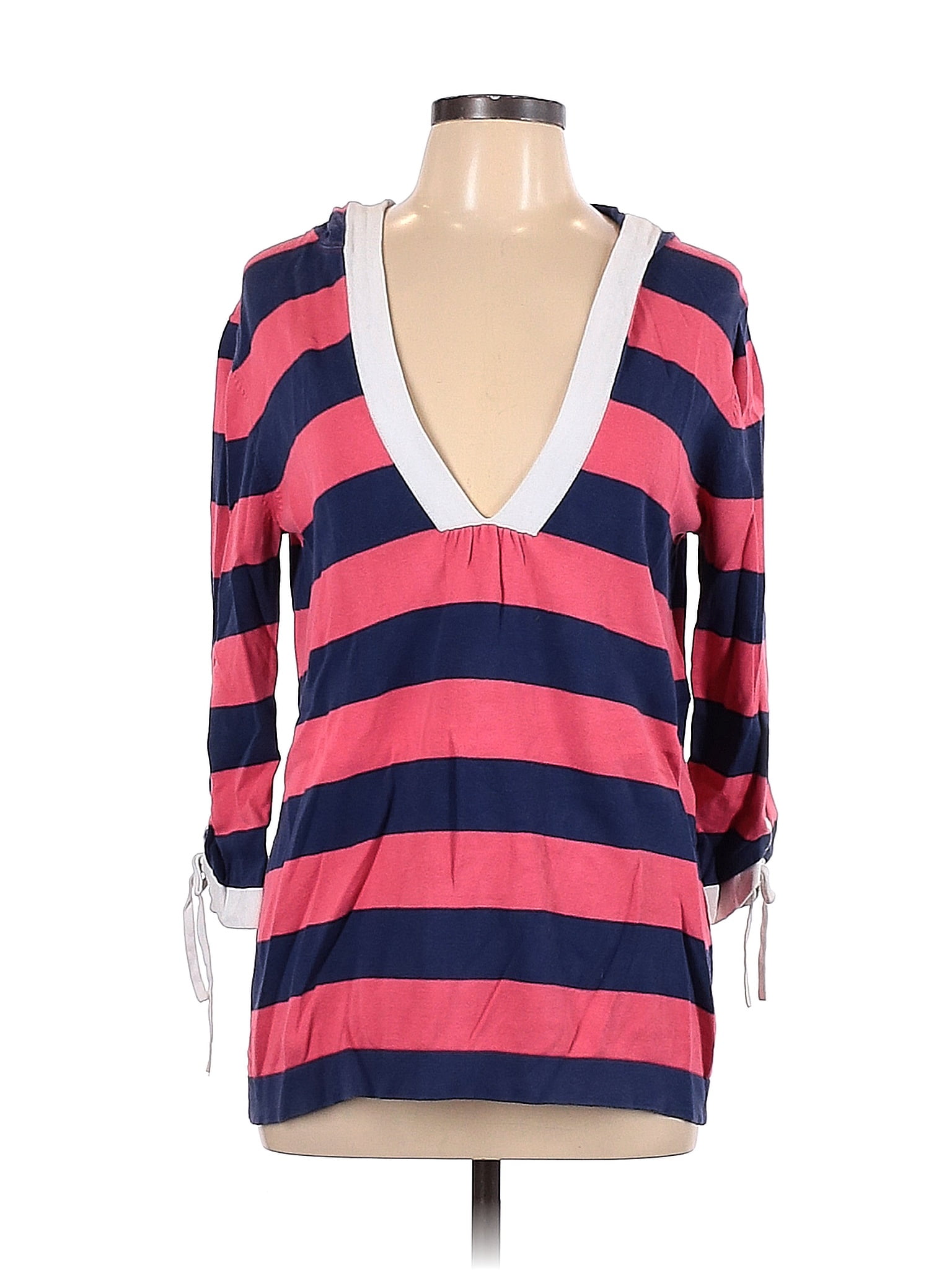 Lilly Pulitzer 100 Cotton Color Block Stripes Multi Color Pink