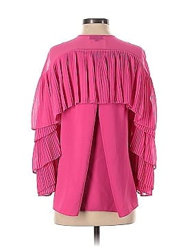 Prabal Gurung Collective Pink Pleated Sleeve Blouse (view 2)