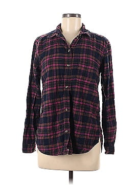 American Eagle Outfitters Long Sleeve Button-Down Shirt (view 1)