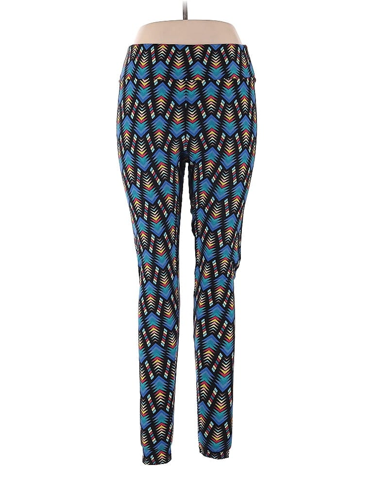 Pre-owned Lularoe Leggings In Blue