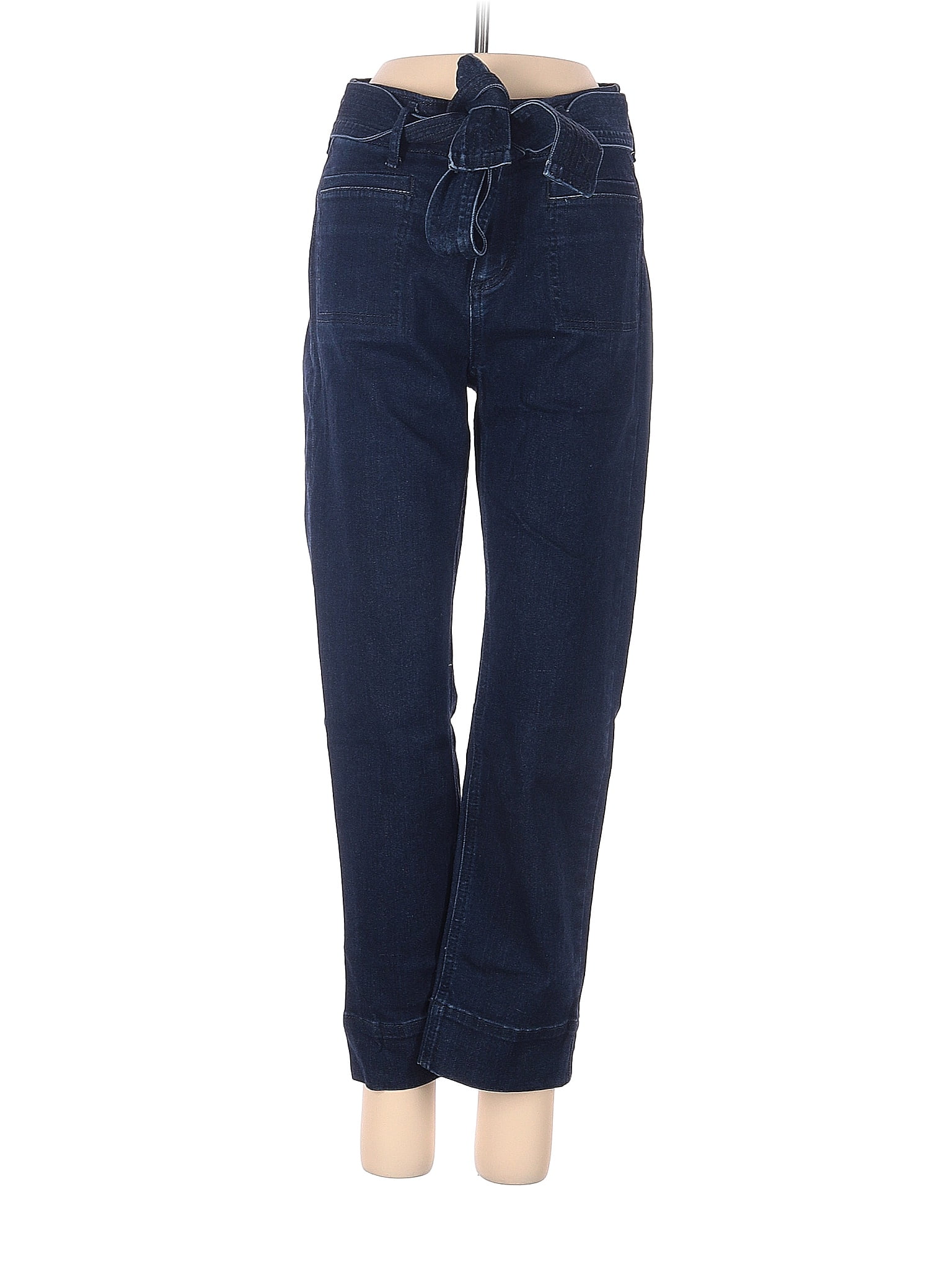 Ann Taylor LOFT Solid Blue Jeans Size 00 (Petite) - 76% off | thredUP