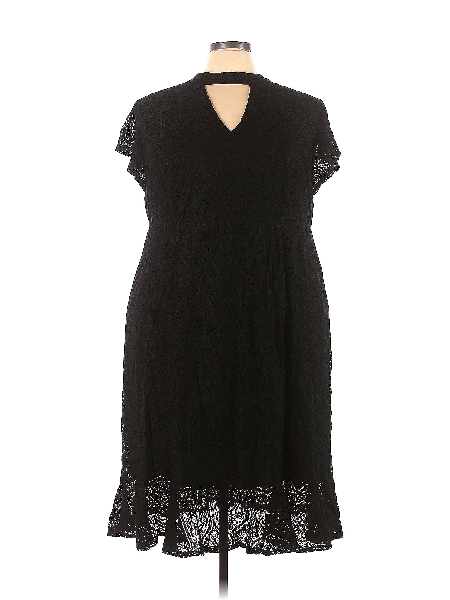 Torrid Solid Black Casual Dress Size 28 (Plus) - 66% off | thredUP