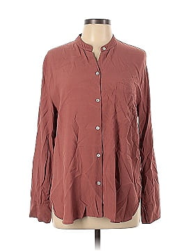 Vince. Relaxed Band Collar Blouse (view 1)