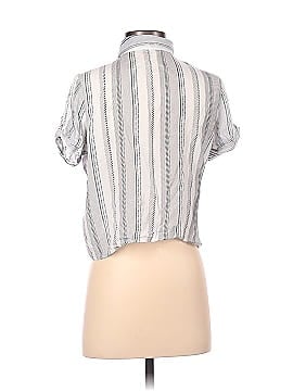 Hint of Blush Short Sleeve Button-Down Shirt (view 2)