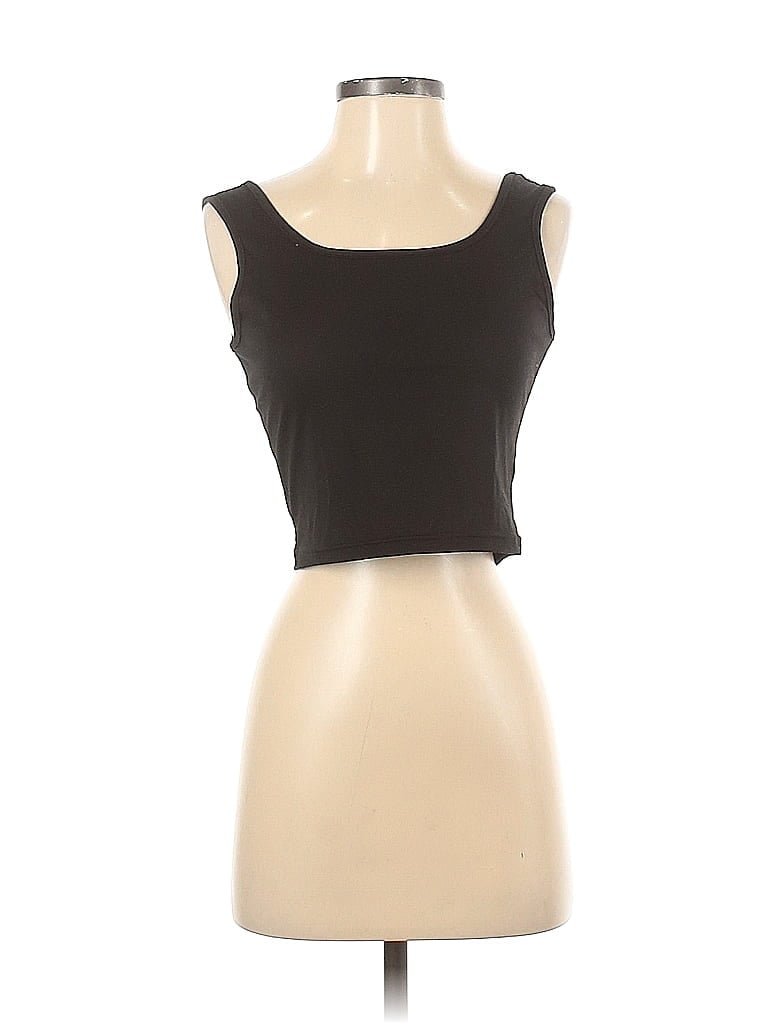 Pre-owned Shein Tank Top Black Strapless Neckline Tops