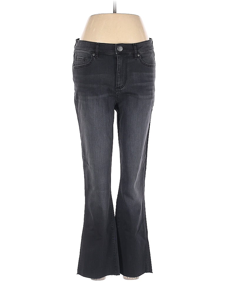 Ann Taylor LOFT Outlet Solid Gray Jeans Size 8 50 off thredUP