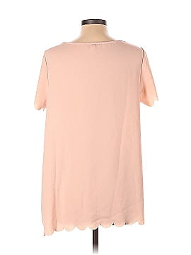 Pink Blush Short Sleeve Blouse (view 2)