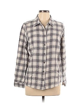 Basic Editions Long Sleeve Button-Down Shirt (view 1)
