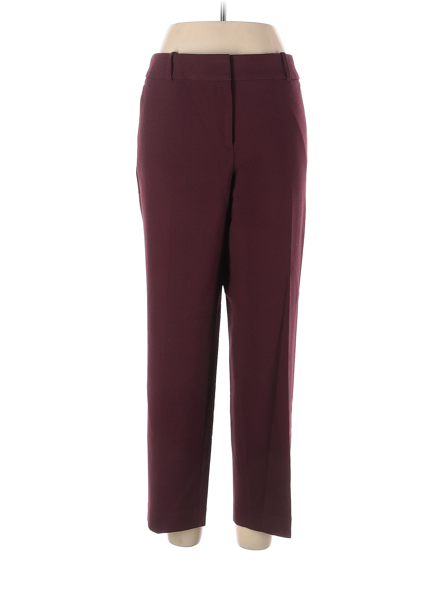 Ann Taylor Maroon Burgundy Dress Pants Size 12 - 75% off | thredUP