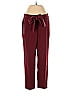 Boden Solid Burgundy Casual Pants Size 4 (Petite) - photo 1