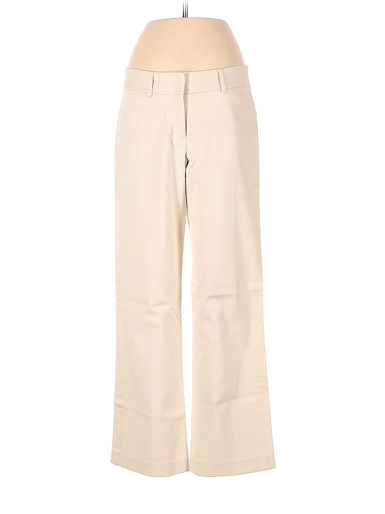 Theory Solid Ivory Dress Pants Size 2 - 83% off | thredUP