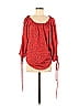 Derek Lam Collective 100% Polyester Red Red Drawstring Balloon Blouse Size EU (IT) 36 / US 0 - photo 1