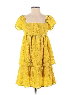 RTR Now Mustard Gold Babydoll Dress (view 1)