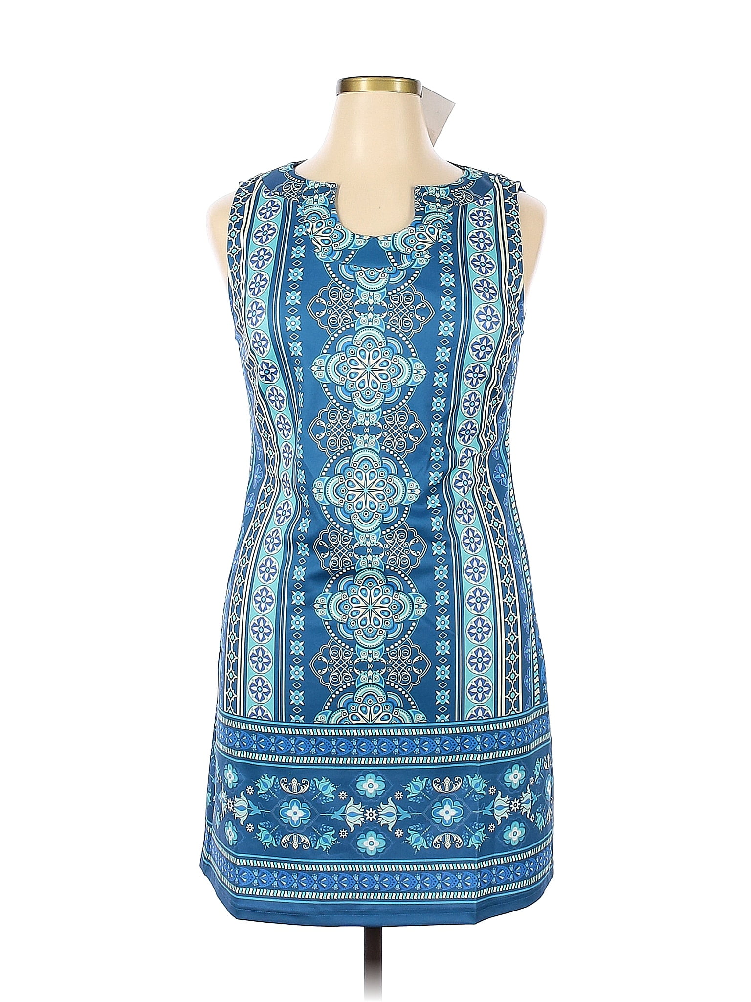 Papillon Blue Casual Dress Size XL - 75% off | thredUP
