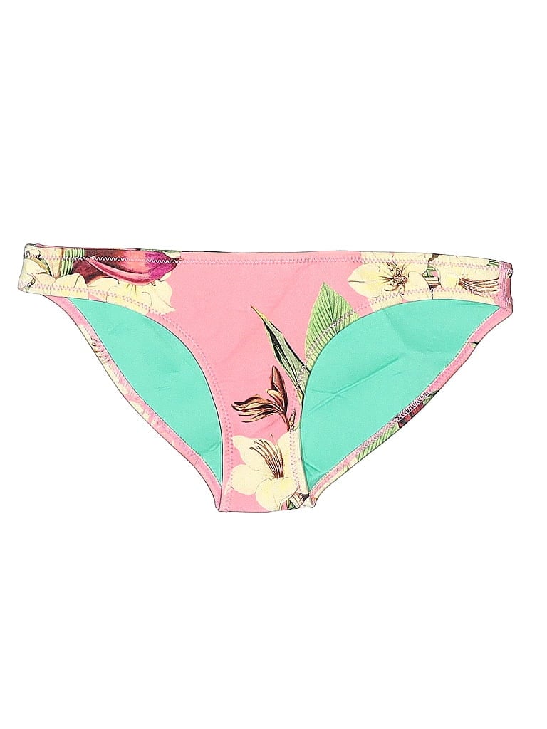 Triangl Floral Motif Floral Tropical Pink Swimsuit Bottoms Size XS - photo 1