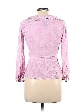 Paige Long Sleeve Silk Top (view 2)