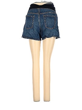 Isabel Maternity Denim Shorts (view 2)