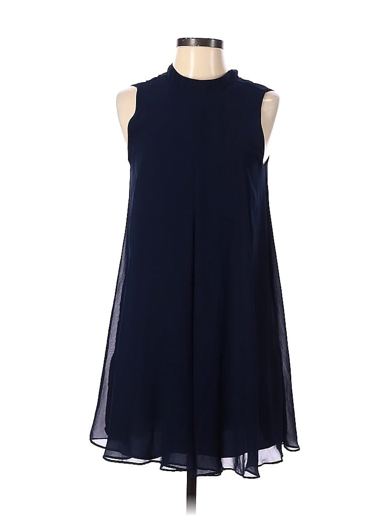 Pre-owned Bcbgeneration Sleeveless Top Blue Halter Neckline Tops