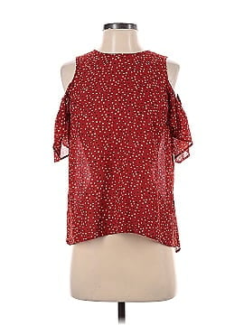 Violets & Roses Short Sleeve Blouse (view 1)