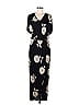 Assorted Brands Tortoise Graphic Black Casual Dress Size 8 - photo 1