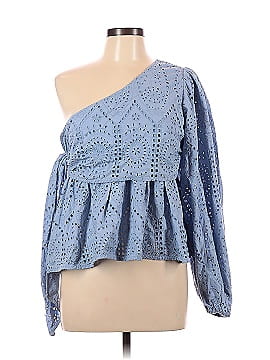 Ganni Long Sleeve Blouse (view 1)