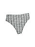Shein Houndstooth Tweed Gray White Swimsuit Bottoms Size M - photo 2
