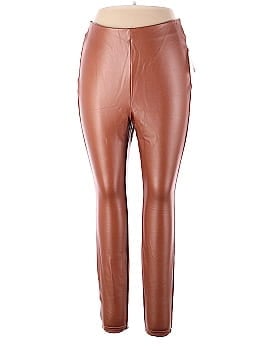 FASHION TO FIGURE Faux Leather Pants (view 1)