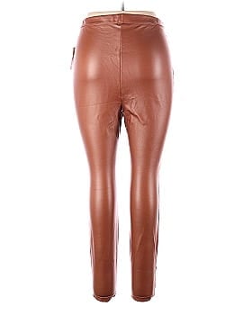 FASHION TO FIGURE Faux Leather Pants (view 2)