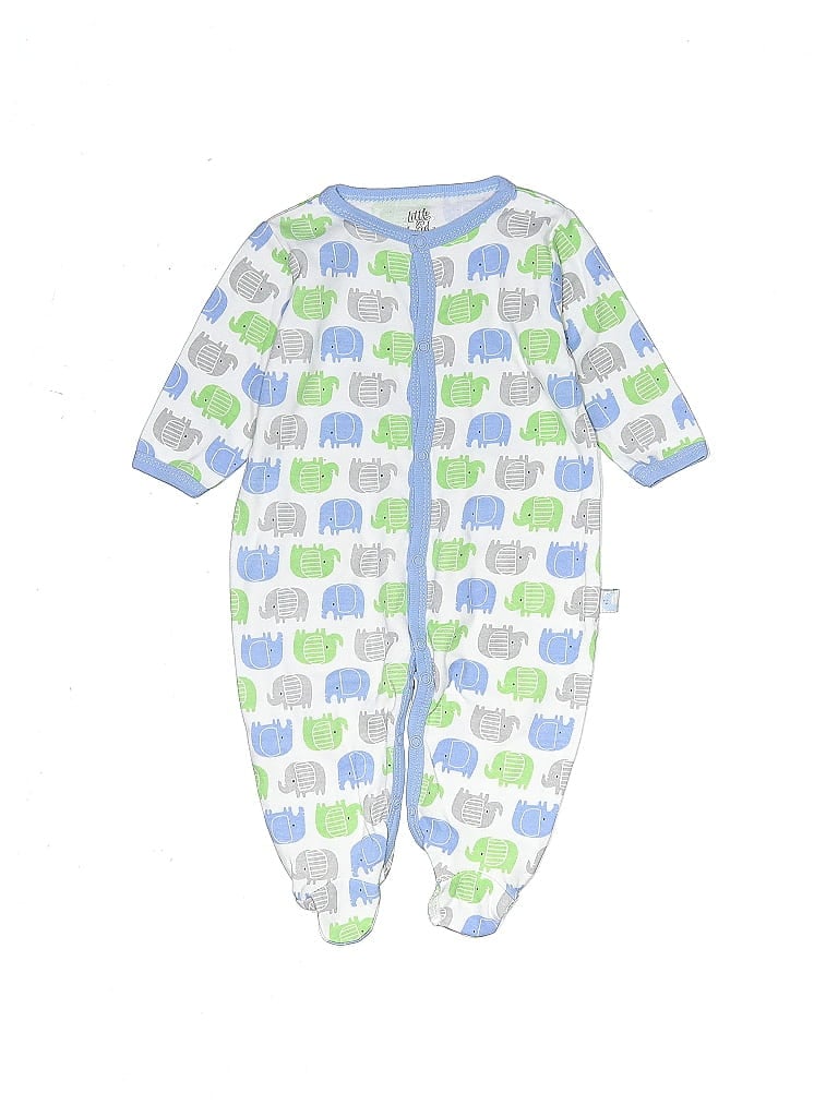 Pre-owned Assorted Brands Babies' Long Sleeve Outfit In Blue