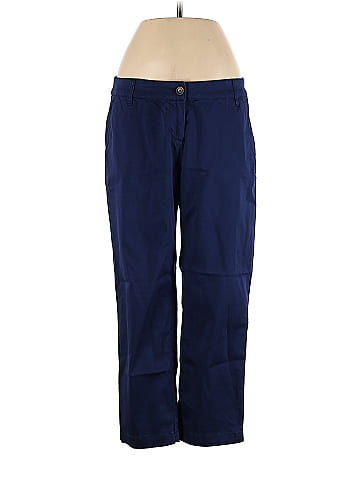 Tommy Bahama Solid Navy Blue Casual Pants Size 2 - 71% off