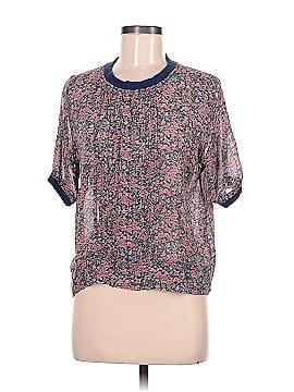 One Fine Day Short Sleeve Silk Top (view 1)