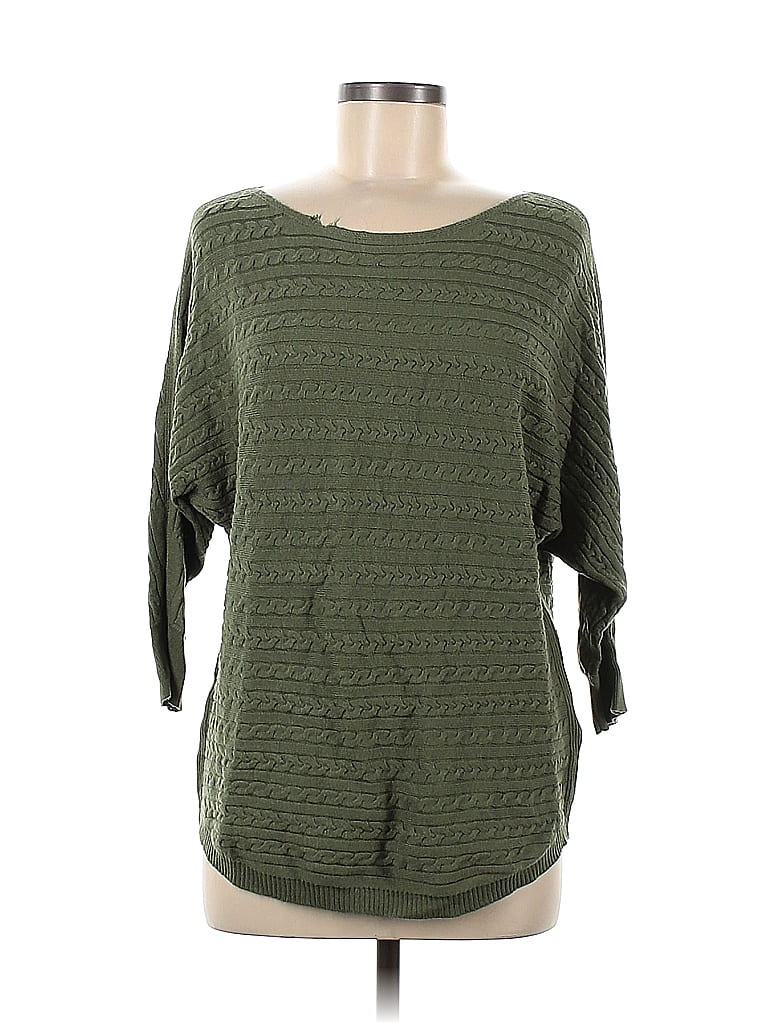 Market and Spruce Green Pullover Sweater Size M - 70% off | thredUP