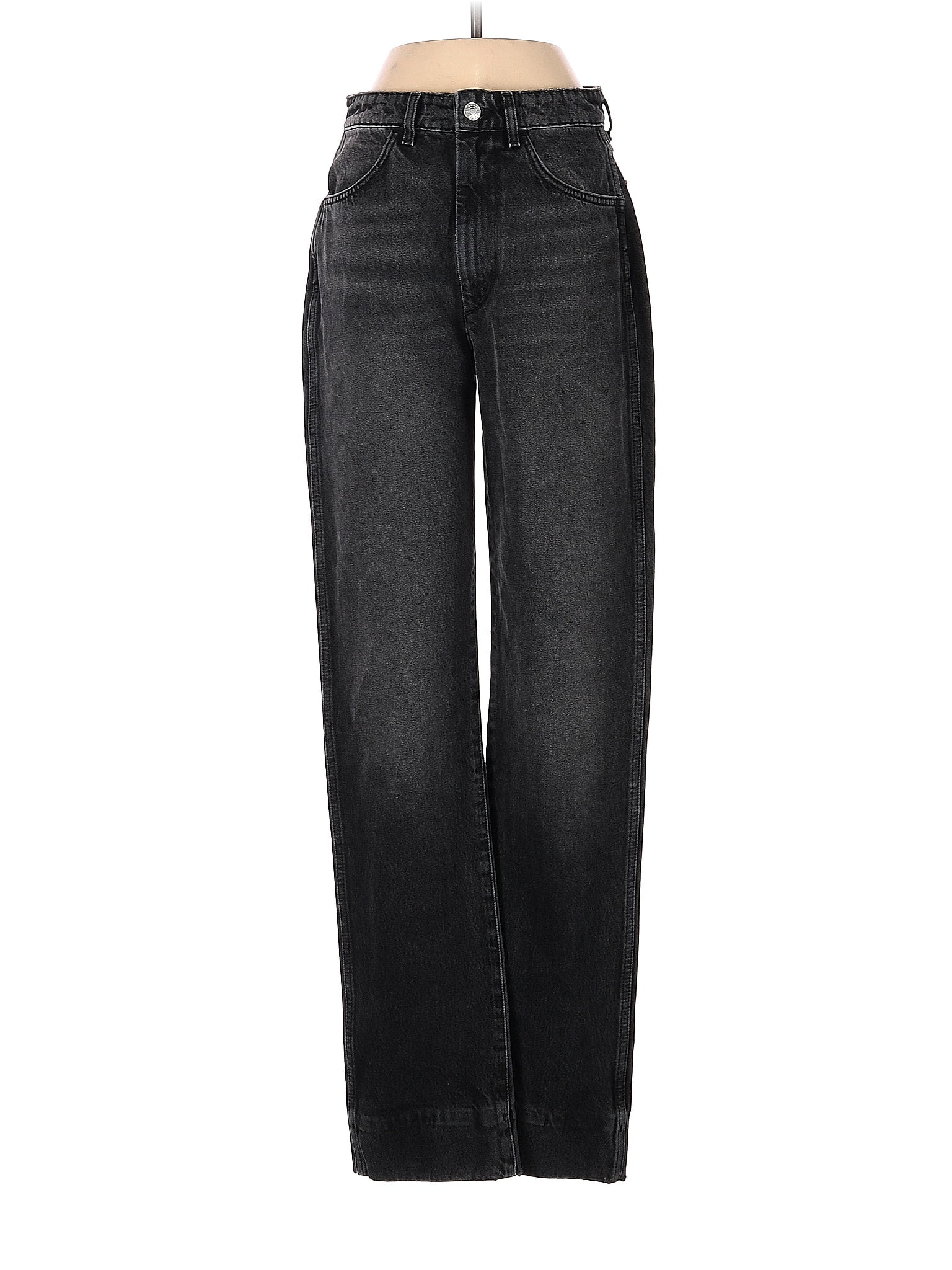 RE/DONE Solid Black Jeans 26 Waist - 68% off | thredUP