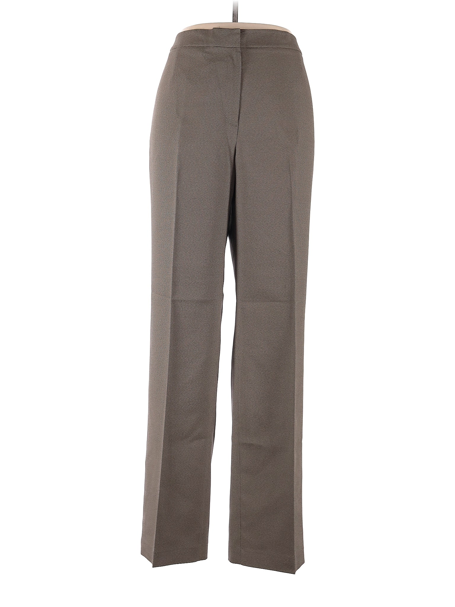 Kasper Solid Gray Brown Dress Pants Size 14 - 74% off | thredUP