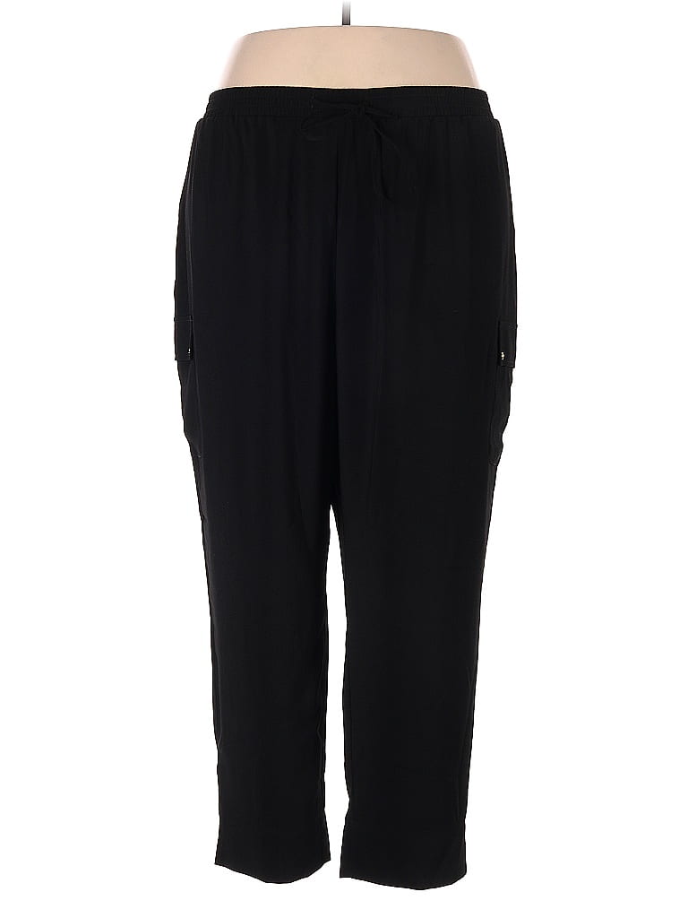 Susan Graver Black Casual Pants Size 3X (Plus) - photo 1