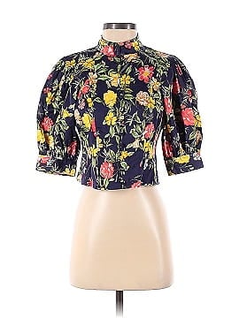 Marissa Webb Collective Floral Printed Puff Sleeve Top (view 1)