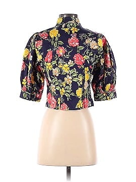 Marissa Webb Collective Floral Printed Puff Sleeve Top (view 2)