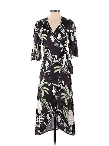 Lobo Rosa Floral Wrap Around Dress (view 1)