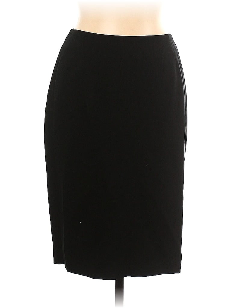 Linda Allard Ellen Tracy Solid Black Formal Skirt Size 10 - 84% off ...