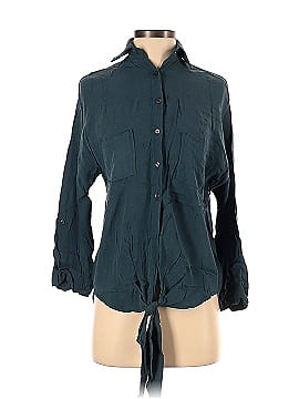 Olivaceous 3/4 Sleeve Button-Down Shirt (view 1)