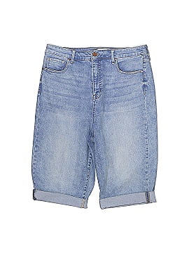 Frayed Jeans Denim Shorts (view 1)
