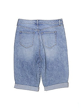 Frayed Jeans Denim Shorts (view 2)