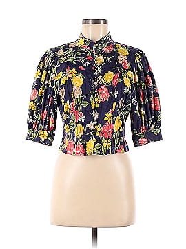 Marissa Webb Collective Floral Printed Puff Sleeve Top (view 1)