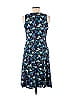 Derek Lam Collective Blue Floral Sleeveless A-Line Dress Size 44 (IT) - photo 2