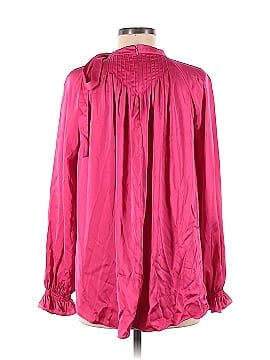 Adam Lippes Collective Pink Bow Blouse (view 2)