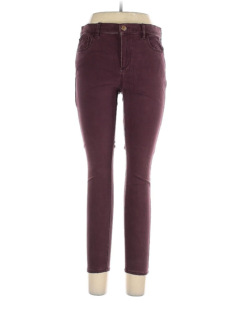 Ann Taylor LOFT Burgundy Jeggings 30 Waist - photo 1