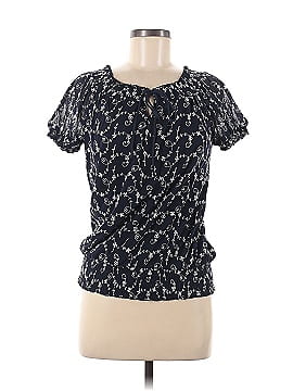 INC International Concepts Short Sleeve Blouse (view 1)